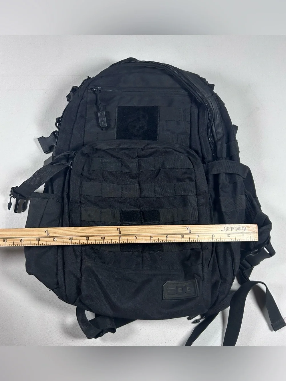 SOG Tactical Black Backpack Ninja Day Pack Storage Bugout Military